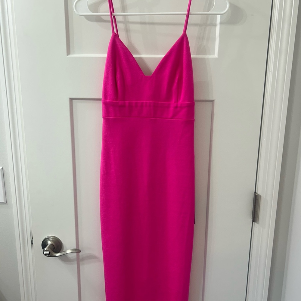 Lulu's Pink Spaghetti Strap Slip Dress